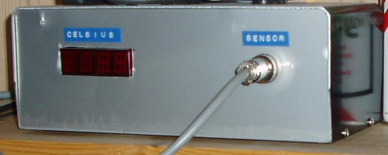 Outside temperature display